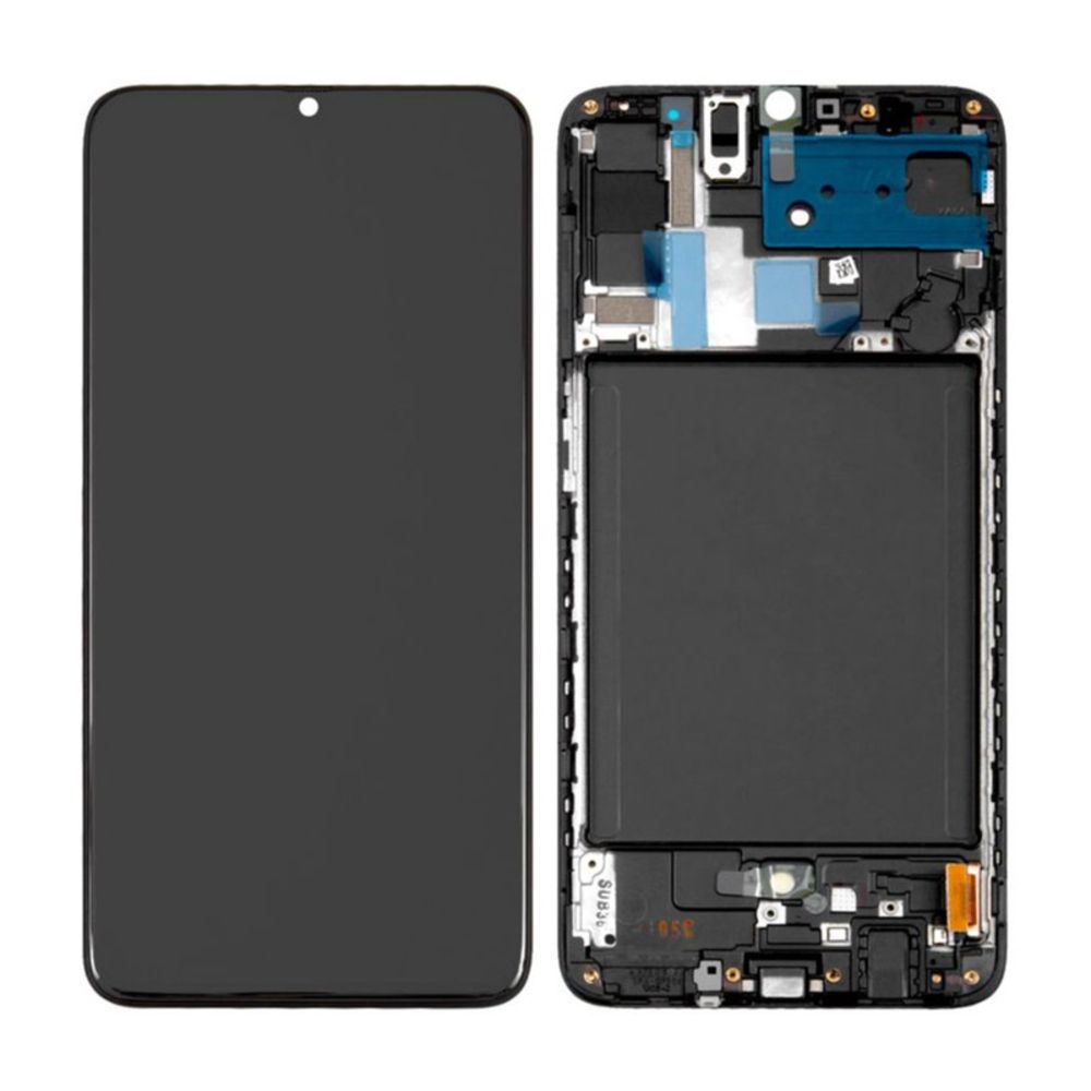 LCD za Samsung A705/Galaxy A70 2019 + touch screen + frame Black OLED