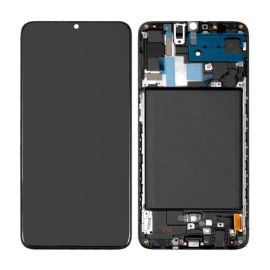 LCD za Samsung A705/Galaxy A70 2019 + touch screen + frame Black OLED