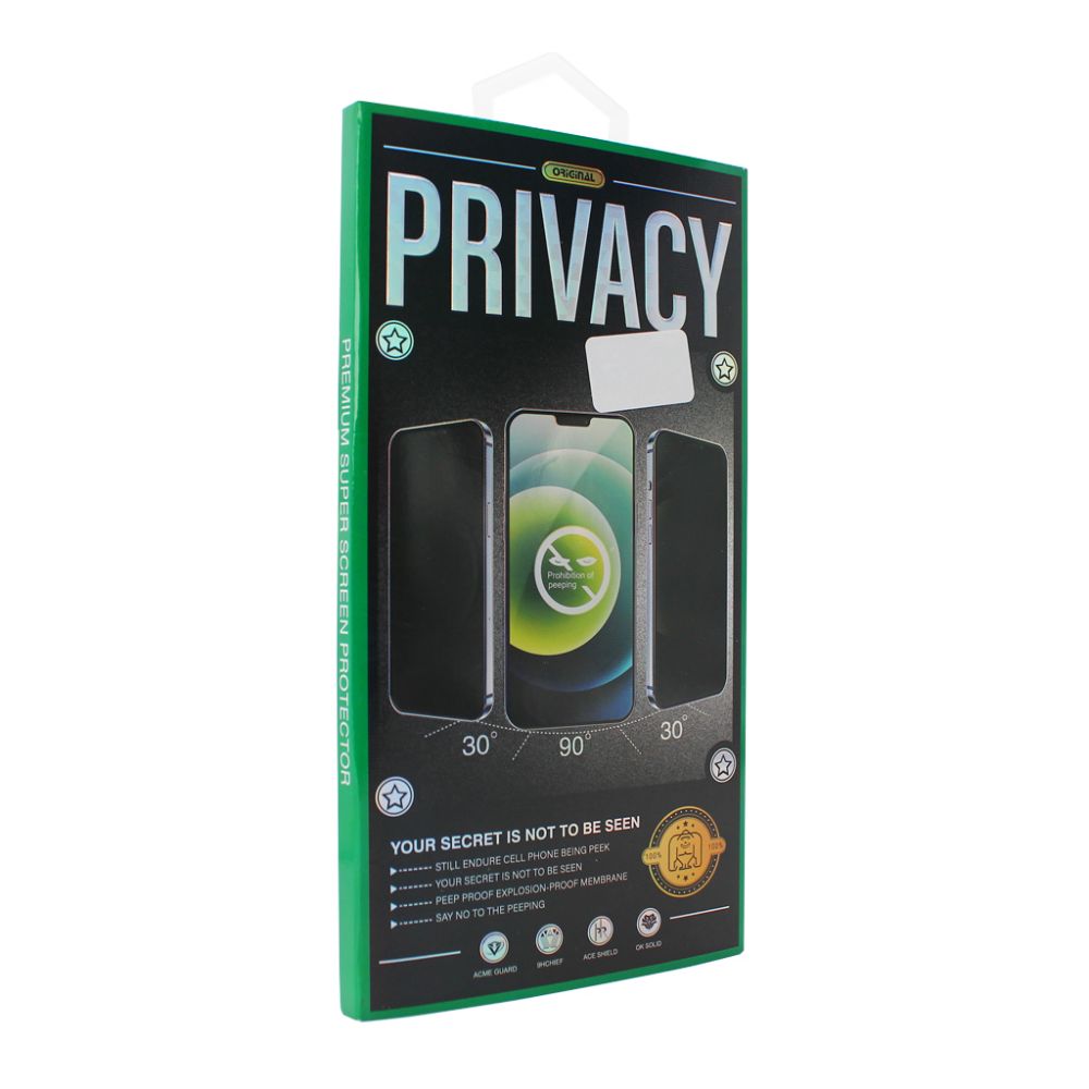 Zastitno staklo Tempered Glass Privacy 2.5D full glue za Samsung A135F/A136 Galaxy A13 4G/5G crni