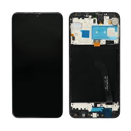 LCD za Samsung A105/Galaxy A10 (GH82-20227A) + touch screen + frame Black FULL ORG-SP