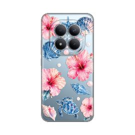 Slika Torbica Silikonska Print Skin za Xiaomi Redmi Note 15 Pro Plus 5G Hibiscus Sea