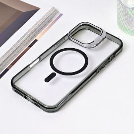 Slika Torbica Magsafe transparent za iPhone 16 Pro Max 6.9 crna