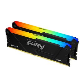 Slika Memorija DDR4 16GB (2x8GB) 3600MHz Kingston Fury Beast RGB KF436C17BB2AK2/16