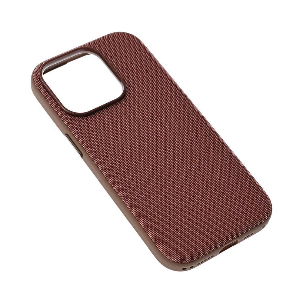 Torbica Magsafe TechWoven za iPhone 15 Pro 6.1 braon