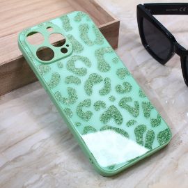Torbica Shiny glass za iPhone 13 Pro Max 6.7 svetlo zelena