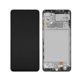 LCD za Samsung A225/Galaxy A22 + touch screen + frame Black (OLED)
