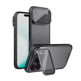 Slika Torbica Nillkin CamShield Prop za iPhone 17 Pro 6.3 crna (transparent kamera)