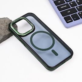 Slika Torbica Magsafe Trendy za iPhone 15 Pro 6.1 zelena