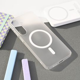 Slika Torbica Magsafe Matte PC za Samsung S936B Galaxy S25 Plus bela