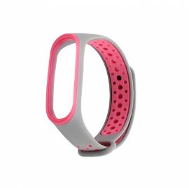 Slika Narukvica za smart watch Xiaomi Mi Band M3/M4 siva pink