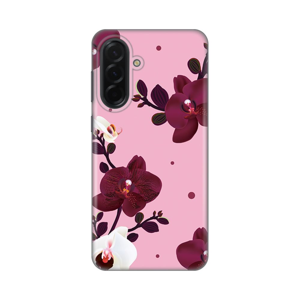 Torbica Silikonska Print Skin za Samsung A366B Galaxy A36 5G Pink Orchid