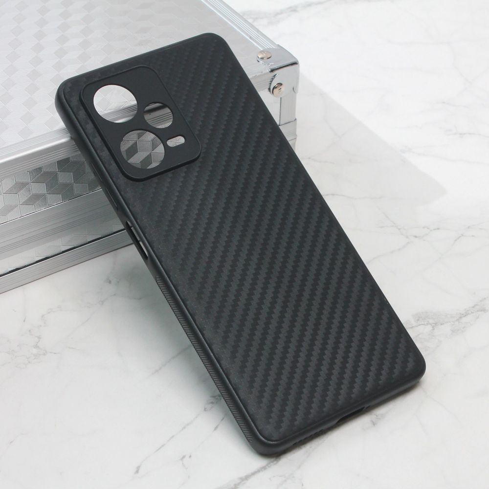 Torbica Carbon fiber za Xiaomi Redmi Note 12 Pro Plus (EU) crna