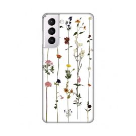 Slika Torbica Silikonska Print Skin za Samsung G991B Galaxy S21 Flower