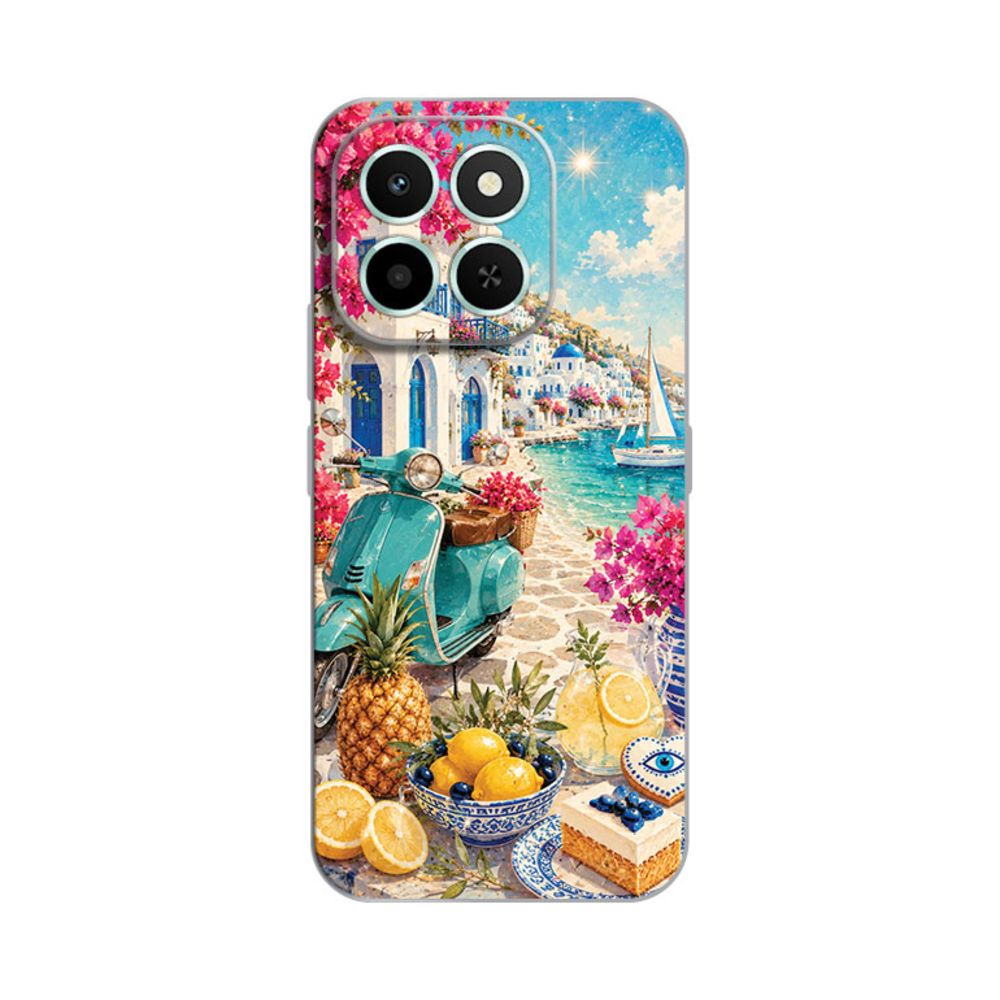 Torbica Silikonska Print Skin za Honor X6c Summer in Greece