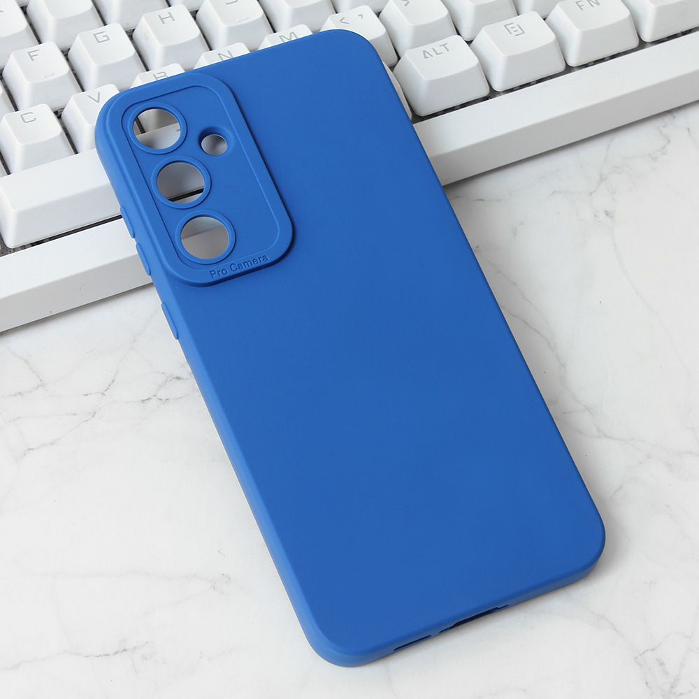 Torbica Za Samsung A55 5g Silikon Pro Camera Tamno Plava - naslovna