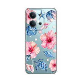 Slika Torbica Silikonska Print Skin za Xiaomi Redmi 15C 4G Hibiscus Sea
