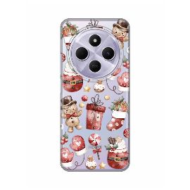 Torbica Silikonska Print Skin za Xiaomi Redmi 14C/Redmi A4 Cozy Christmas