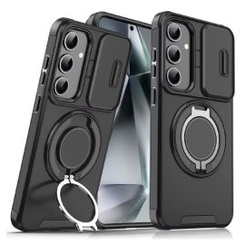 Slika Torbica CamShield Ring stand za Samsung S936B Galaxy S25 Plus crna
