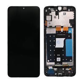 LCD za Samsung A057/Galaxy A05s (GH81-24364A) + touch screen + frame Black FULL ORG-SP