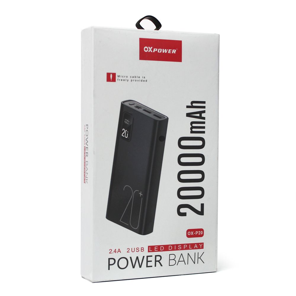 Power Bank P20 Pw20 20000mah Prenosiva Baterija Oxpower - slika 2