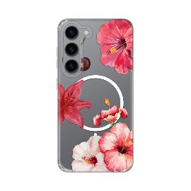 Torbica Print Magsafe za Samsung S911B Galaxy S23 Hibiscus