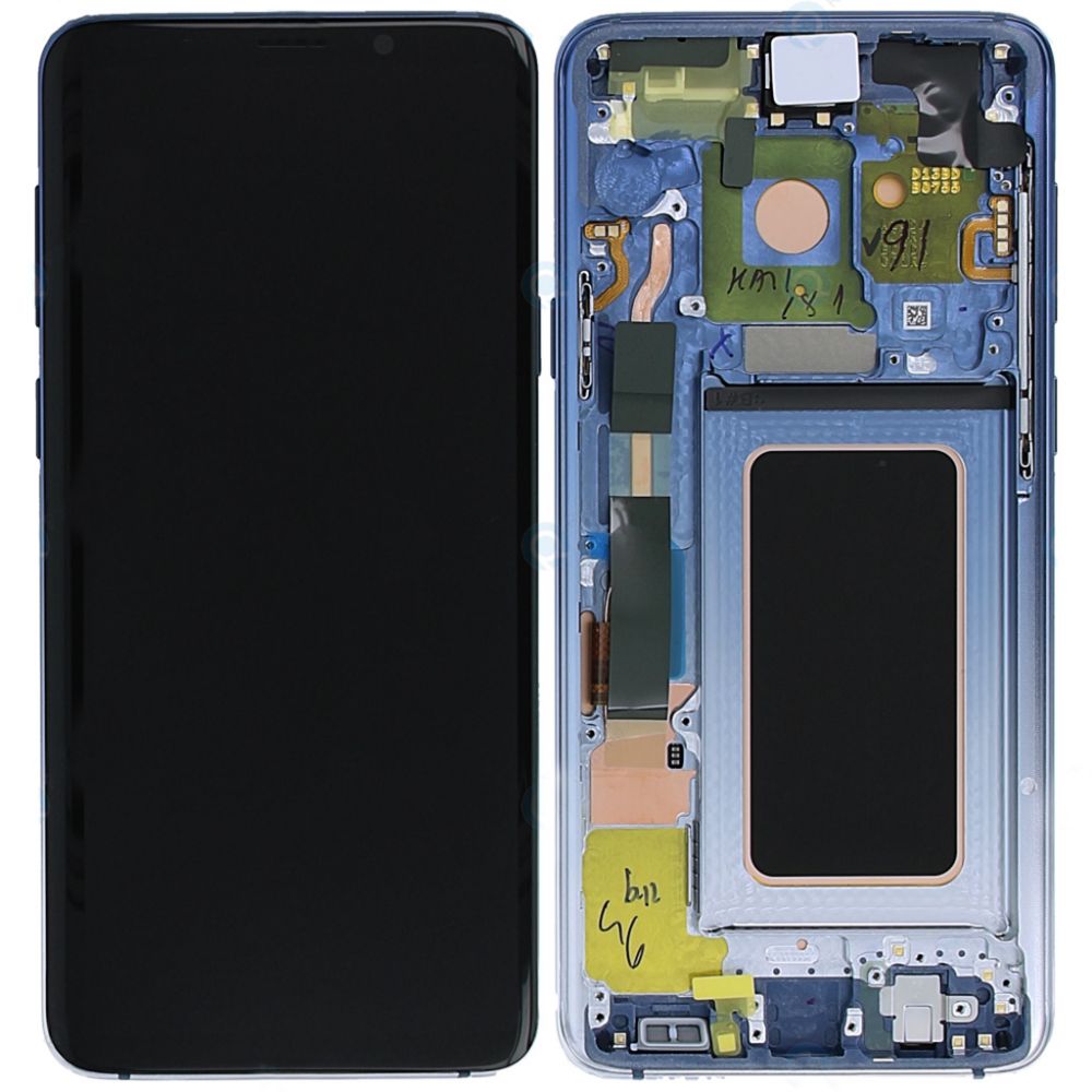LCD za Samsung G960/Galaxy S9 +touch screen+frame Polaris blue Service Pack ORG/GH97-21696G