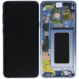 LCD za Samsung G960/Galaxy S9 +touch screen+frame Polaris blue Service Pack ORG/GH97-21696G