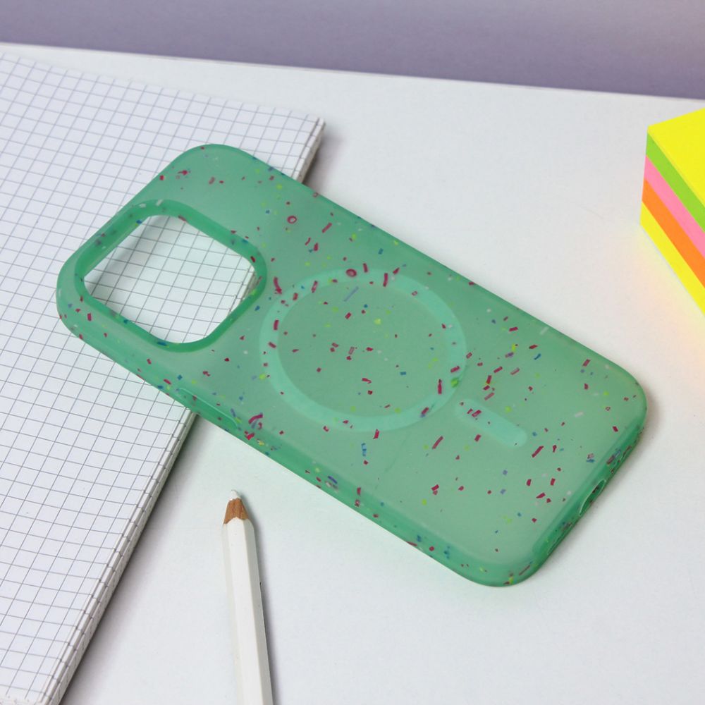 Torbica Colorful Magsafe za iPhone 14 pro 6.1 zelena