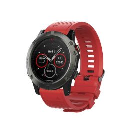 Slika Narukvica sporty za Garmin Fenix 3/5X/6X smart watch 26mm tamno crvena