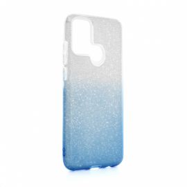 Slika Torbica Double Crystal Dust za Huawei Honor 9A plavo srebrna