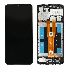 LCD za Samsung A065F/Galaxy A06 (GH81-26440A) + touch screen + frame Black FULL ORG-SP