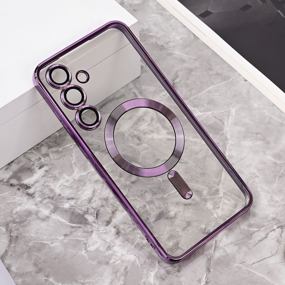 Torbica Magsafe Lux za Samsung S721B Galaxy S24 FE ljubicasta