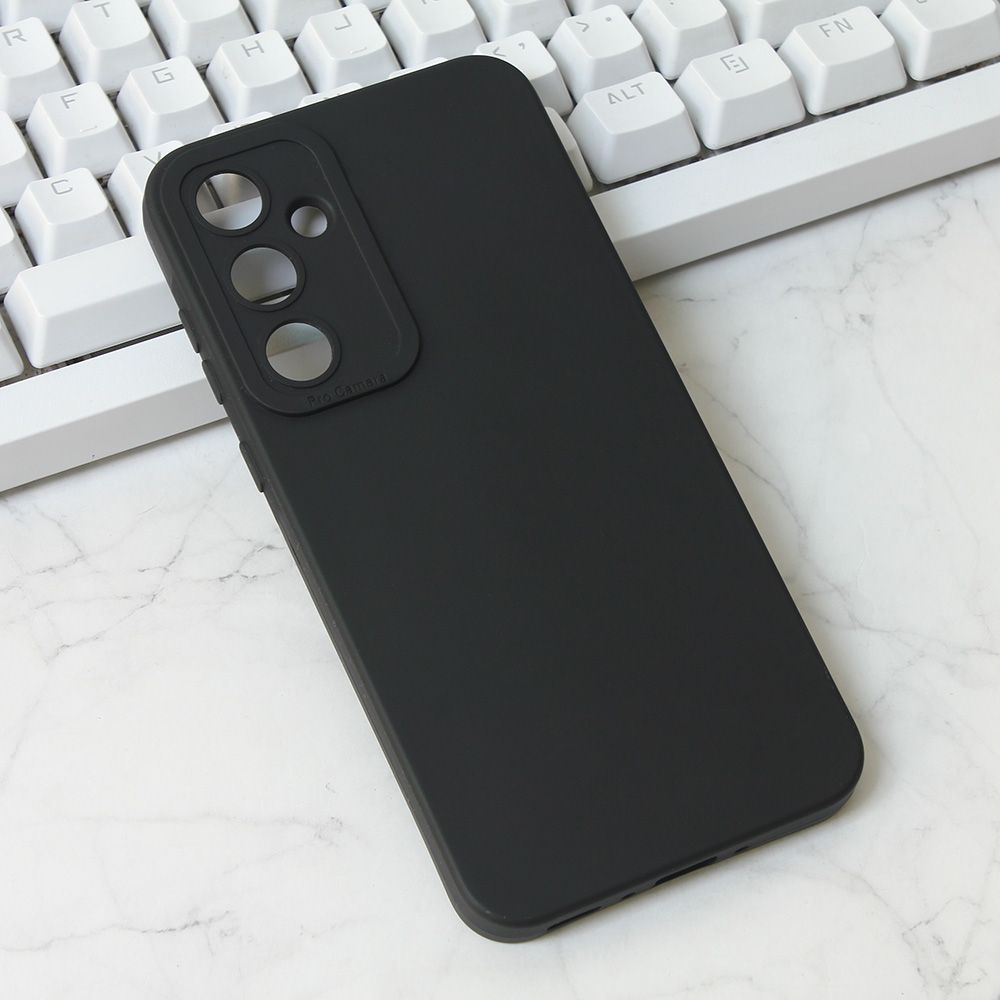 Torbica Silikon Pro Camera za Samsung A356B Galaxy A35 5G crna