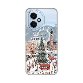 Slika Torbica Silikonska Print Skin za Honor 400 Christmas Town