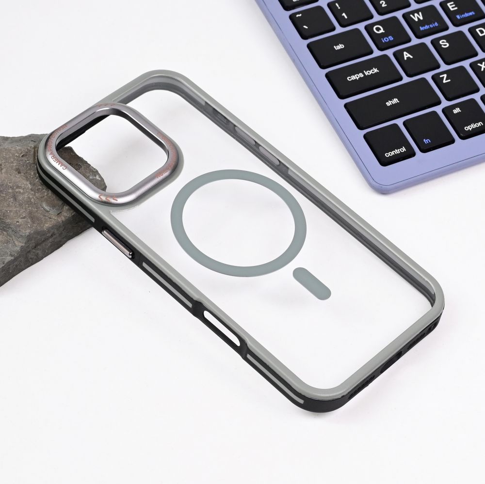 Torbica Magsafe Trendy za iPhone 16 Pro Max 6.9 siva