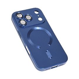 Torbica Magsafe Chrome za iPhone 17 Pro 6.3 tamno plava