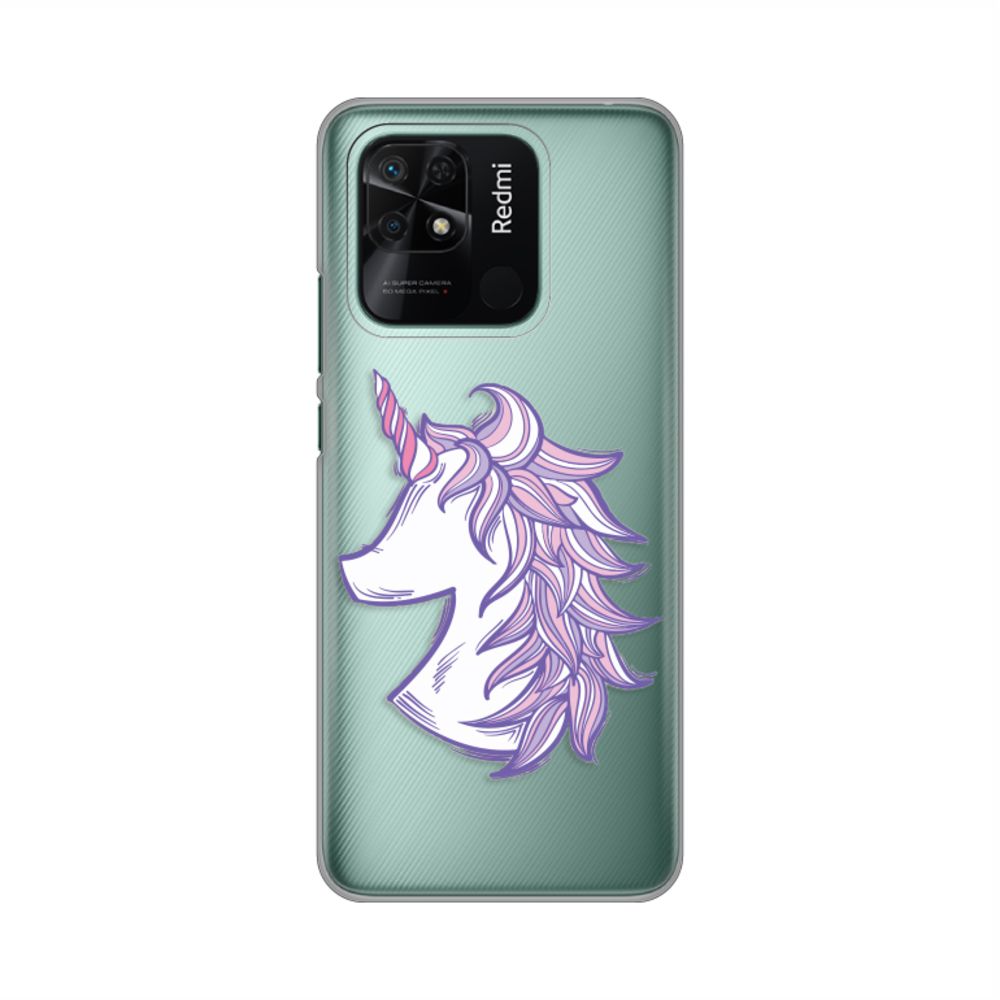 Torbica Xiaomi Redmi 10c Purple Unicorn Silikonska Print 801 - naslovna