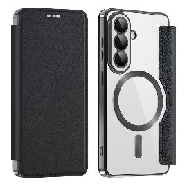 Slika Torbica Magsafe Lux Bi Fold za Samsung A376B Galaxy A37 crna