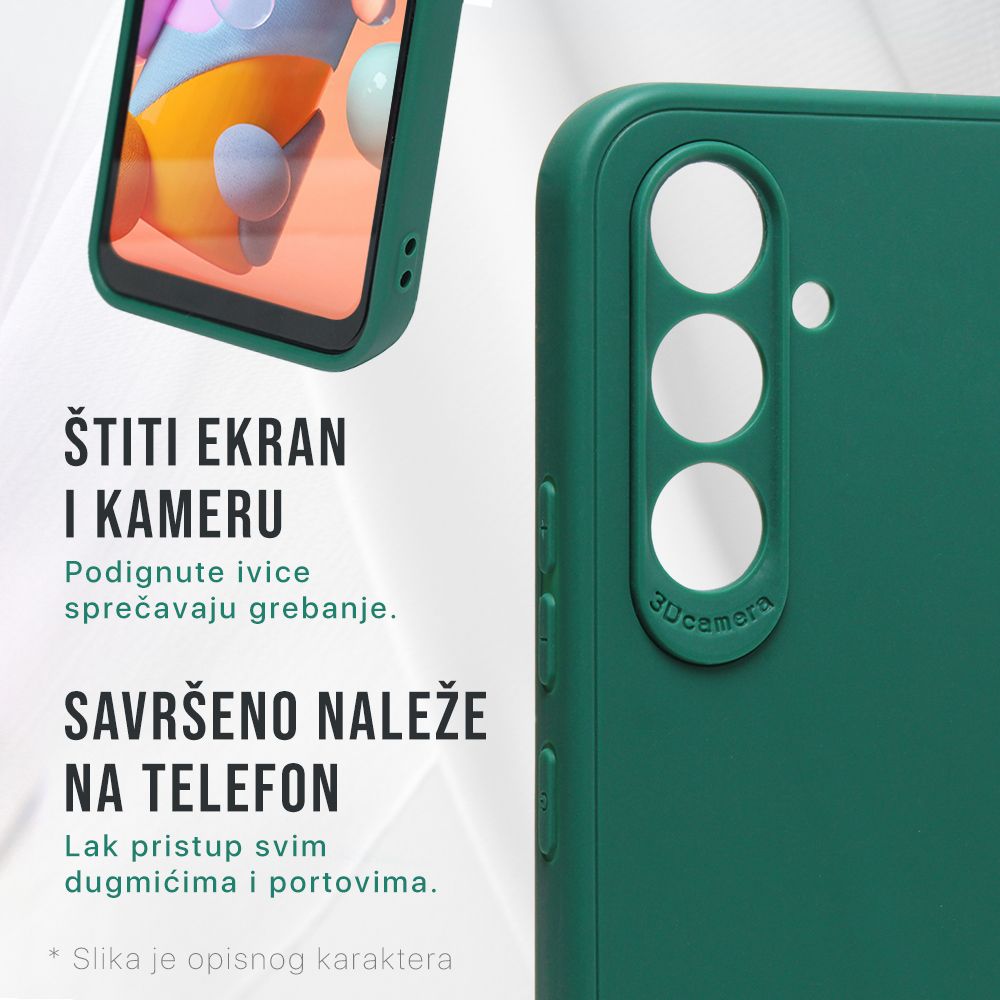 Torbica Xiaomi Redmi A3 Ljubicasta 3d Camera 214178 - slika 2