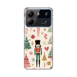 Torbica Silikonska Print za ZTE Blade A54 Vintage Christmas