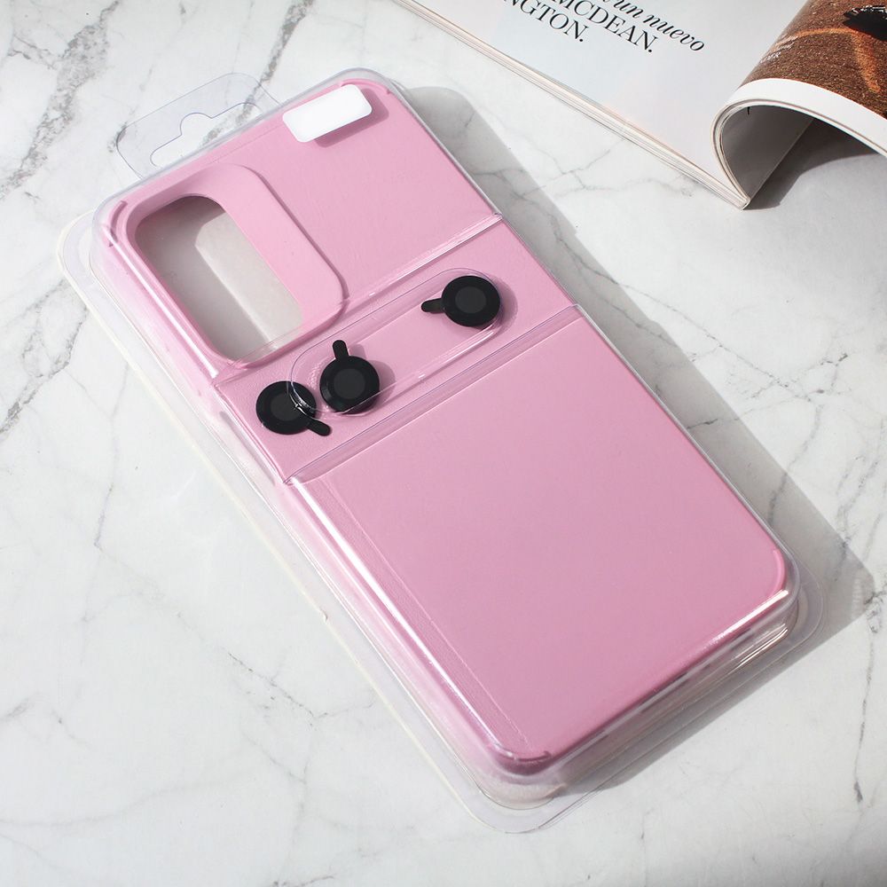 Torbica Colorful and Camera glass za Samsung A245F Galaxy A24 4G roze
