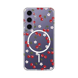 Slika Torbica Print Magsafe za Samsung S921B Galaxy S24 Cute Cherries
