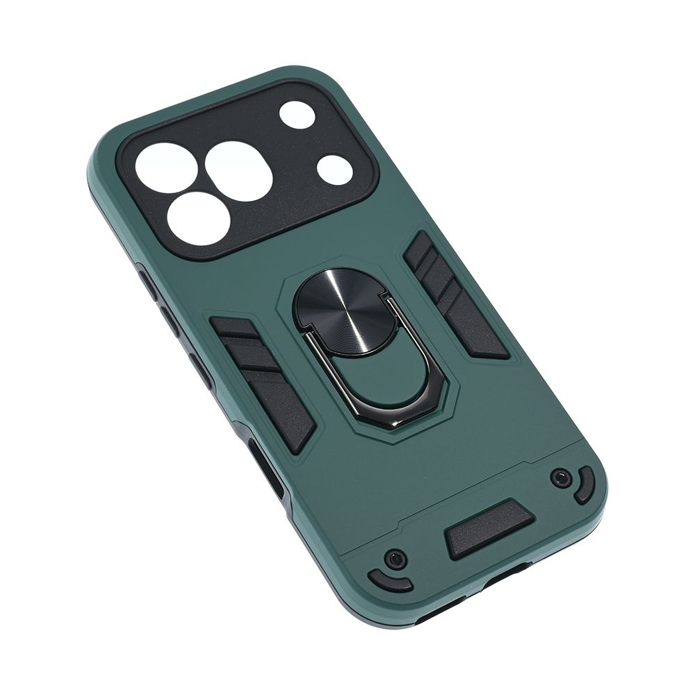 Torbica Hard Ring za Honor 600 Pro tamno zelena