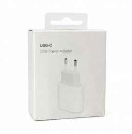 Slika Kucni punjac PD Fast charger 20W 3A za iPhone 11/12 lightning beli HQ AA (bez kabla)