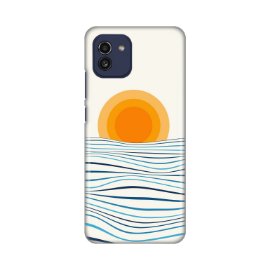 Slika Torbica Silikonska Print za Samsung A035G Galaxy A03 Sunset