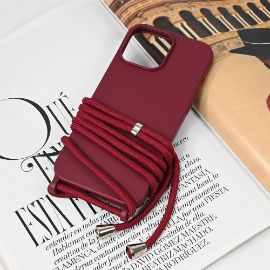 Slika Torbica Crossbody za iPhone 16 Pro Max 6.9 bordo