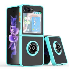 Torbica Frosted Shockproof za Samsung F741B/F761B Galaxy Z Flip 6/7 FE 5G svetlo plava