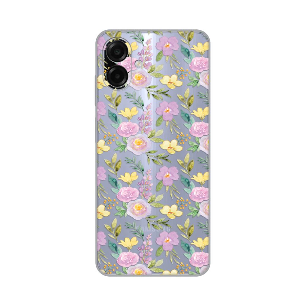 Torbica Silikonska Print Skin za Samsung A075F Galaxy A07 Soft Flowers