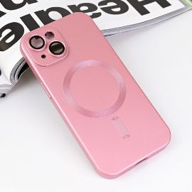 Torbica Magsafe Chrome za iPhone 15 6.1 roze