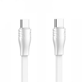 Slika Data kabl LDNIO LC131-C 65W Type C na Type C beli 1m